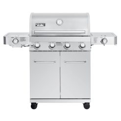 Monument Grills Stainless Steel 4 Burner Propane Gas Grill with Side Sear Burners