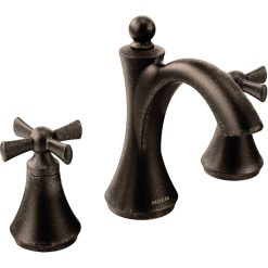 Moen T4524ORB Wynford Oil Rubbed Bronze Two-Handle Bathroom Faucet