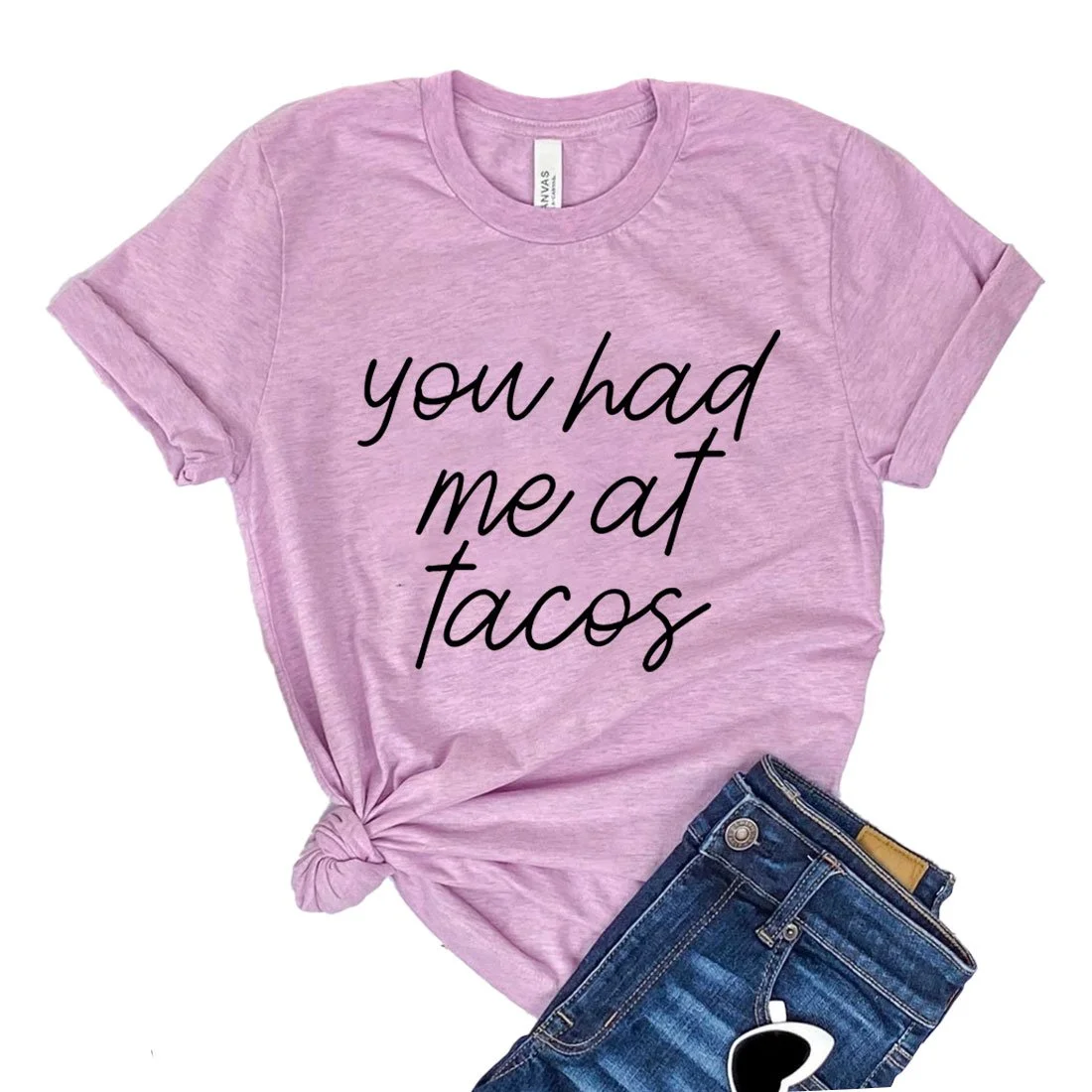 You Had Me At Tacos T-shirt Favorite Dish Tee Food Lover Shirt Women’s Mexican Tshirt Gift For Chef Foodie Top Taco Tuesday Shirts