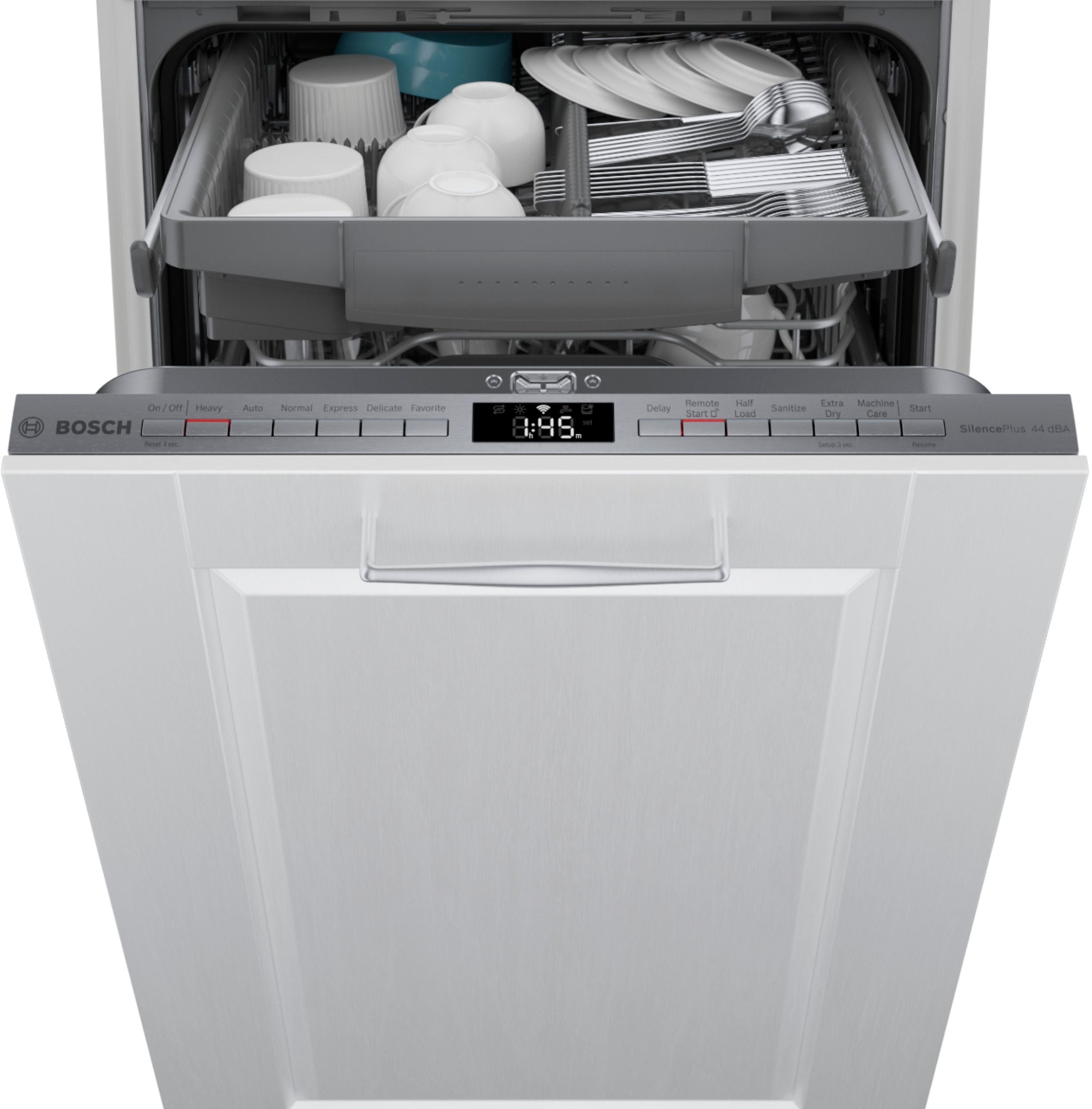 Bosch – 800 Series 18 Top Control Smart Built-In Dishwasher with 3rd Rack and 44 dBA – Custom Panel Ready - Image 18