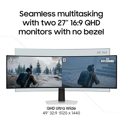 Samsung 49 Odyssey OLED (G93SC) Series Curved Gaming Monitor w QD-OLED, 240Hz, 0.03ms, DQHD, G-Sync Compatible, AMD FreeSync Premium Pro,Height Adjustable Stand,3 Yr Warranty,LS49CG932SNXZA - Image 10