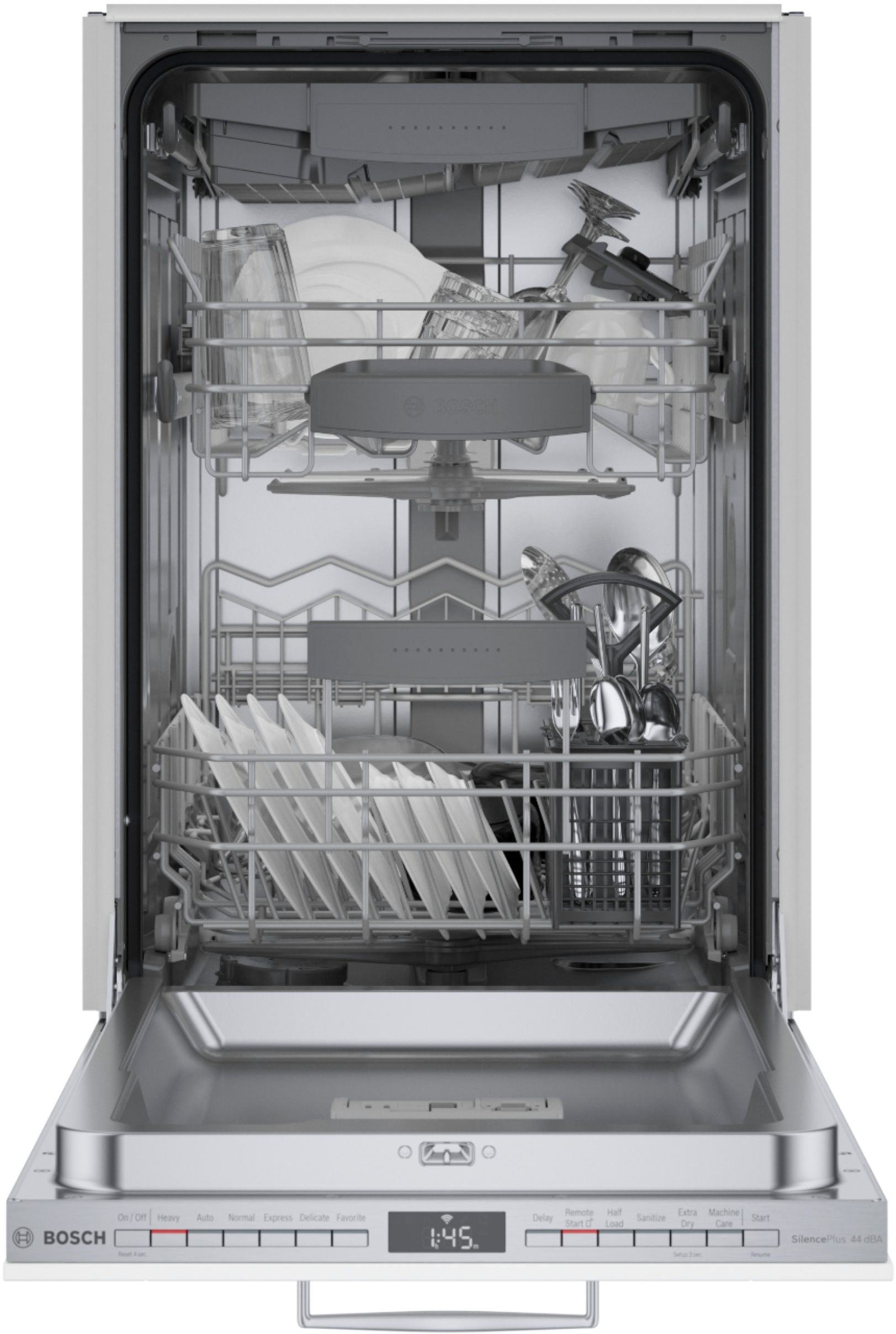 Bosch – 800 Series 18 Top Control Smart Built-In Dishwasher with 3rd Rack and 44 dBA – Custom Panel Ready - Image 19