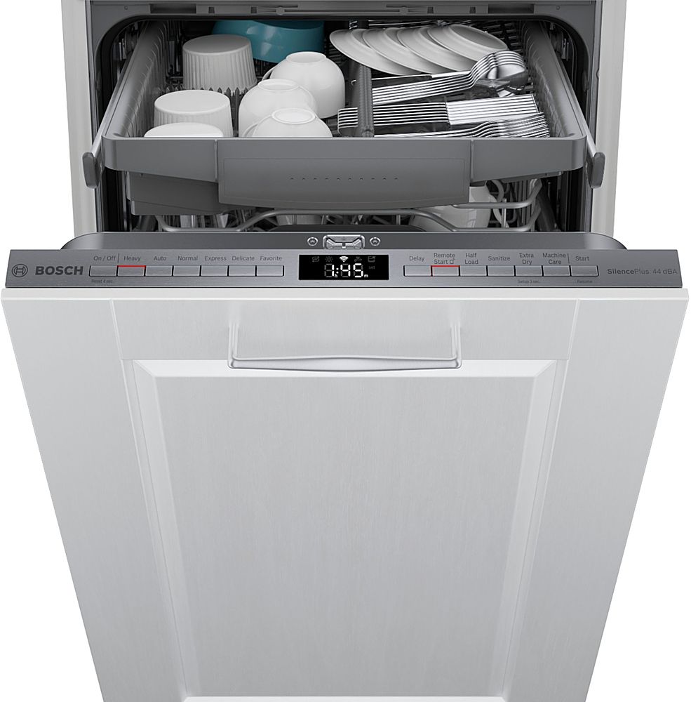 Bosch – 800 Series 18 Top Control Smart Built-In Dishwasher with 3rd Rack and 44 dBA – Custom Panel Ready - Image 6