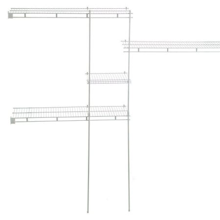Closetmaid 1628 5ft. to 8 ft. Closet Organizer Kit White